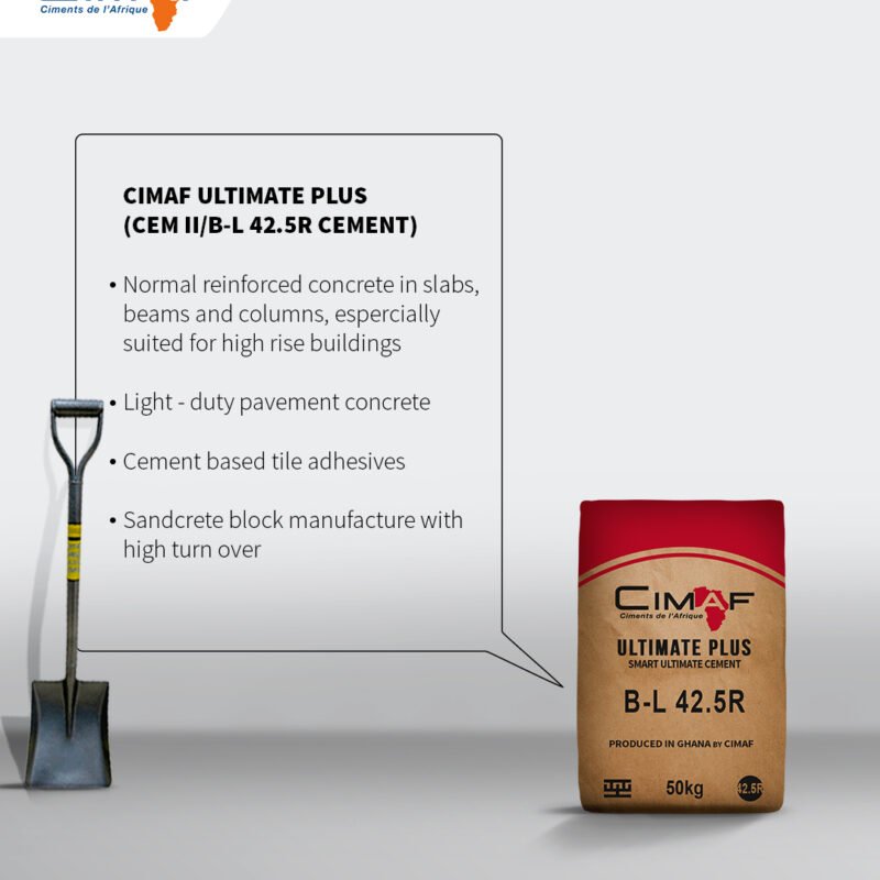 CIMAF Ultimate Plus Cement - 42.5R Grade | Premium Portland Limestone Cement for Versatile Construction Needs - Image 4