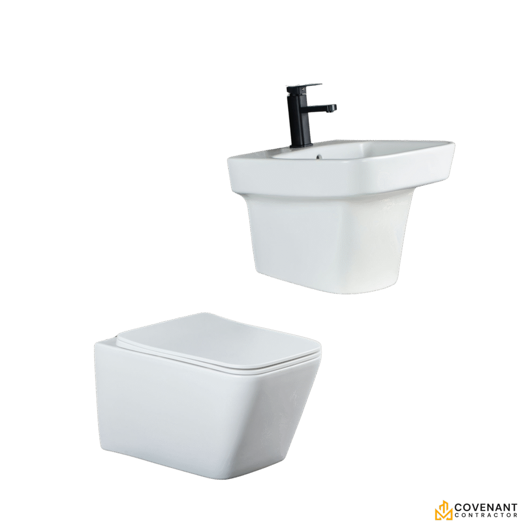Square Wall-Mounted Basin