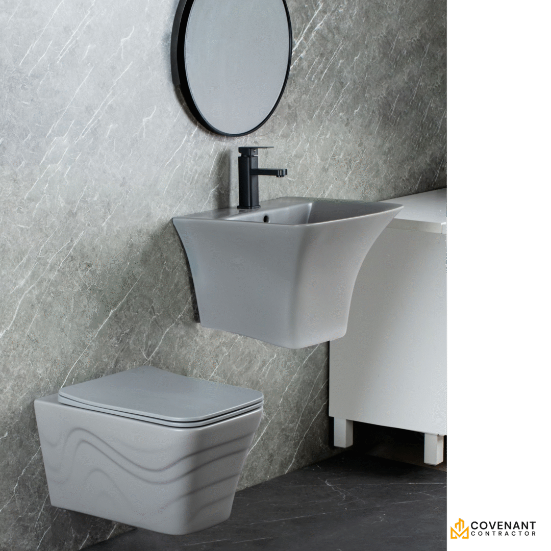 Square Wall-Mounted Basin - Image 3