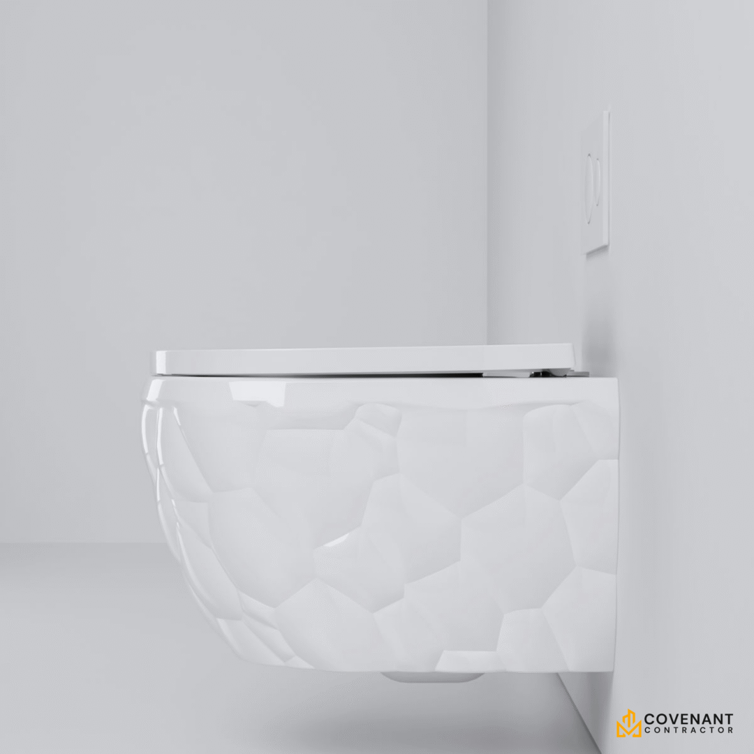 Huikler WH-070 Water Cube Wall Toilet - Image 4