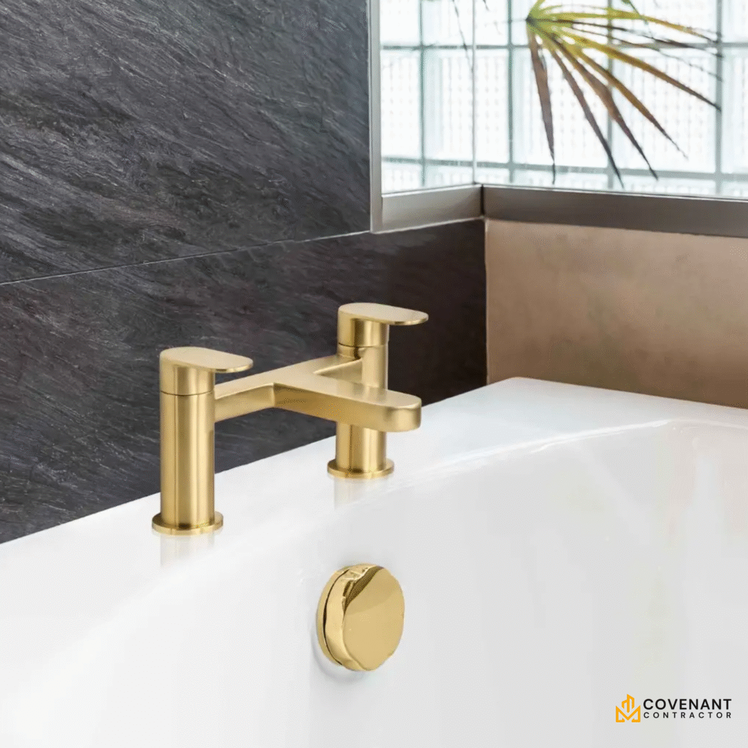 Highgate Bath Filler - Brushed Brass - Image 2
