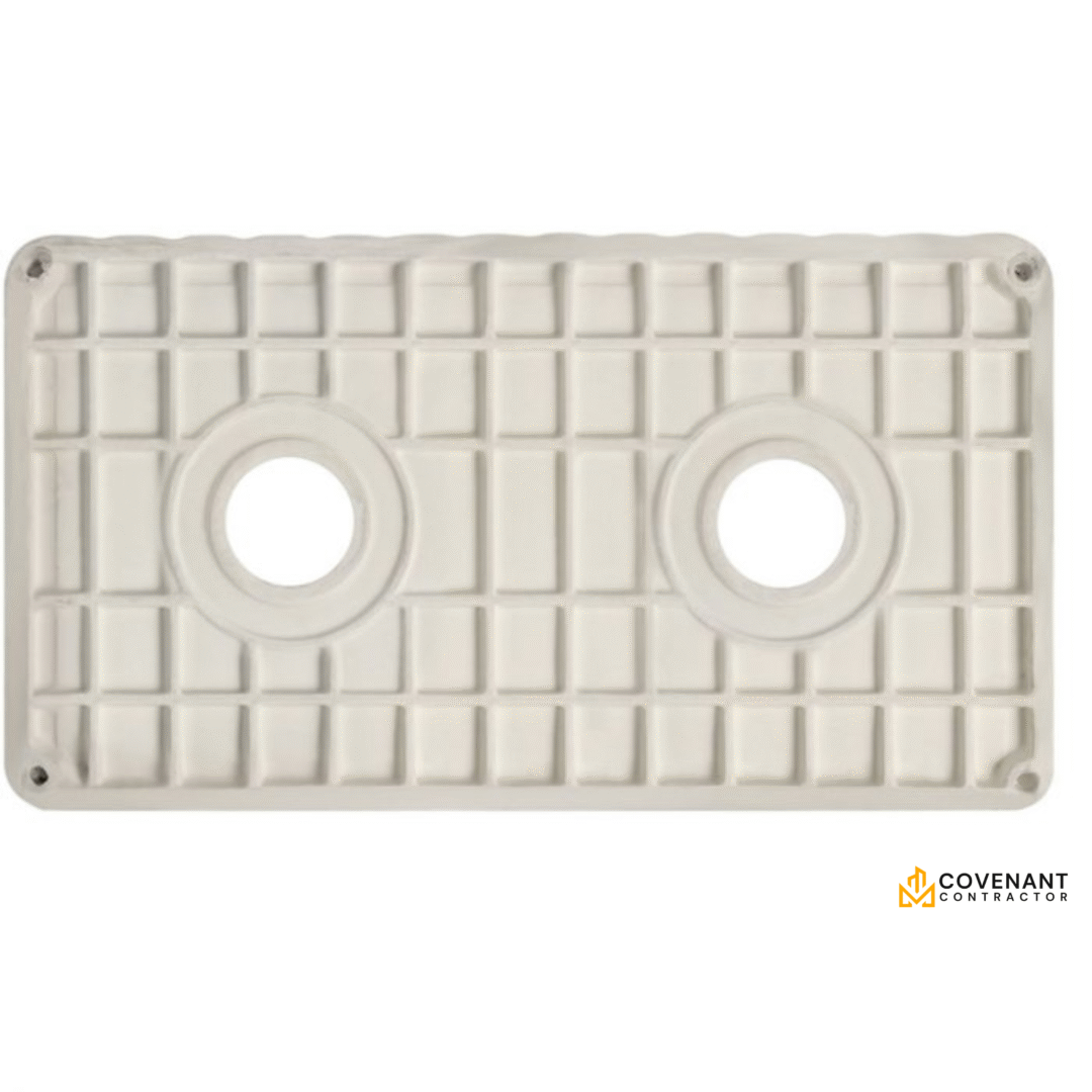 33" Double Bowl Fireclay Farmhouse Sink - Image 3