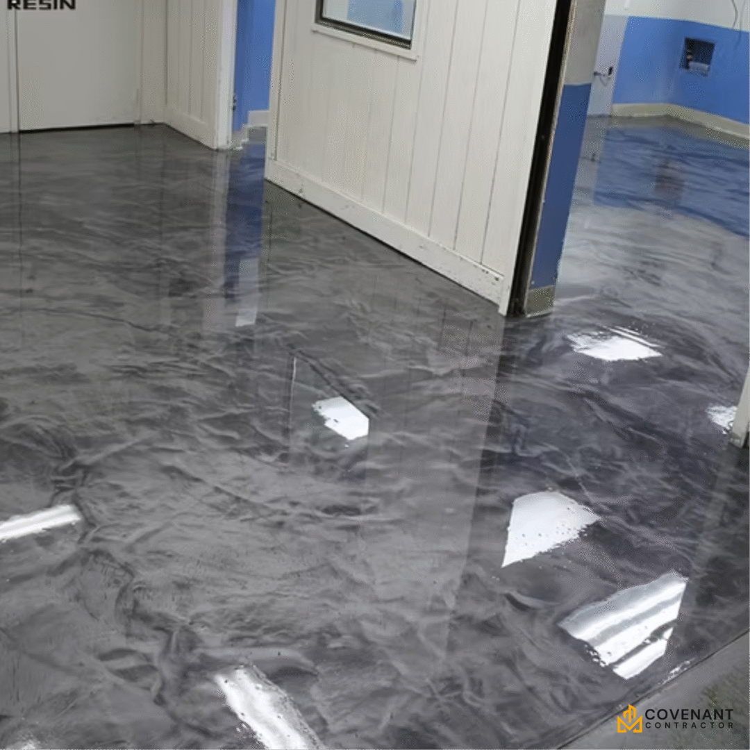 Epoxy Floor Paints with Metallic Pigments – Premium 3D Metallic Finish - Image 2
