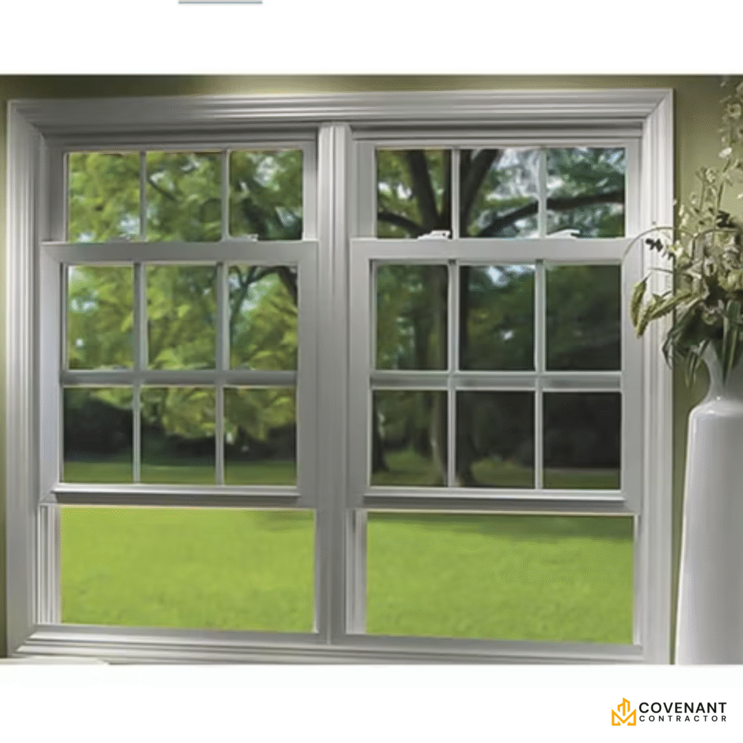 American-Style Aluminum Double Glazed Sash Windows (Single Hung) - Image 3