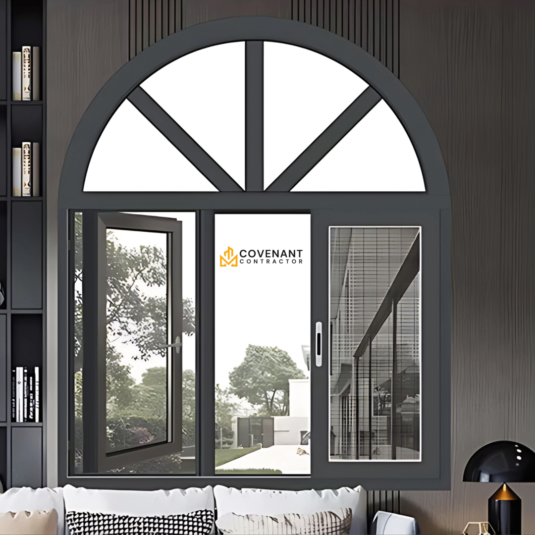Hurricane-Proof Aluminum Casement Windows - Double Glazed Security Windows with Modern Design - Image 3