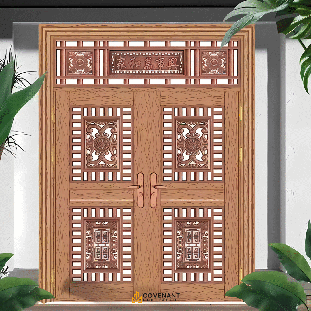Contemporary Stainless Steel Security Door for Luxury Villas - Image 4