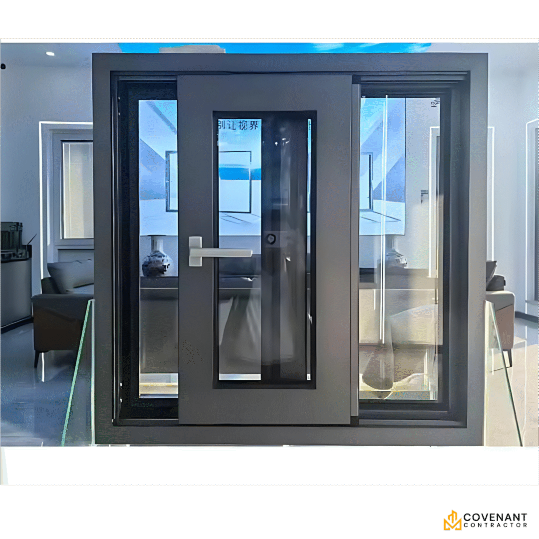 Premium Aluminum Sliding Windows with Windproof & Thermal Insulation - Image 2