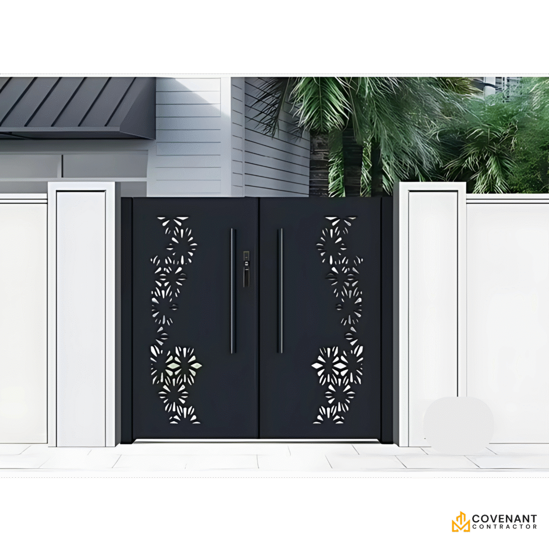 Modern Villa Courtyard Gate - Image 3