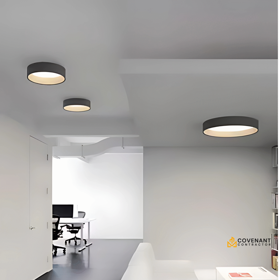 Mid-Century Modern LED Ceiling Light - Image 4