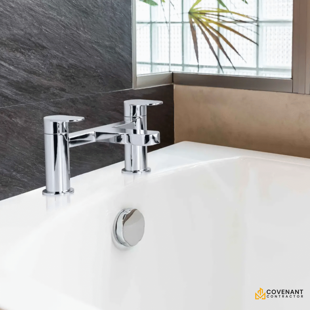 Highgate Bath Filler - Matt Black - Image 2