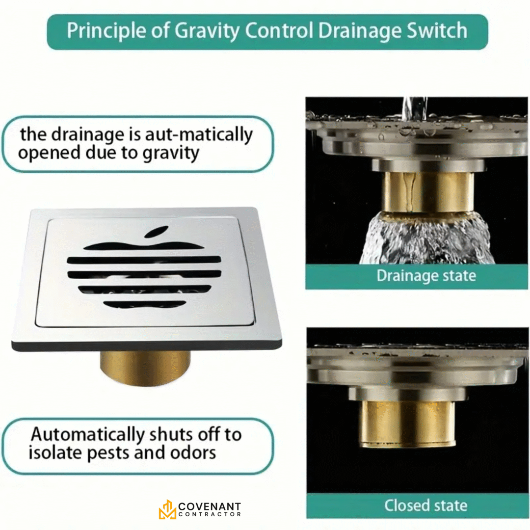 Heavy-Duty Stainless Steel Drain with Hair Catcher - Image 2