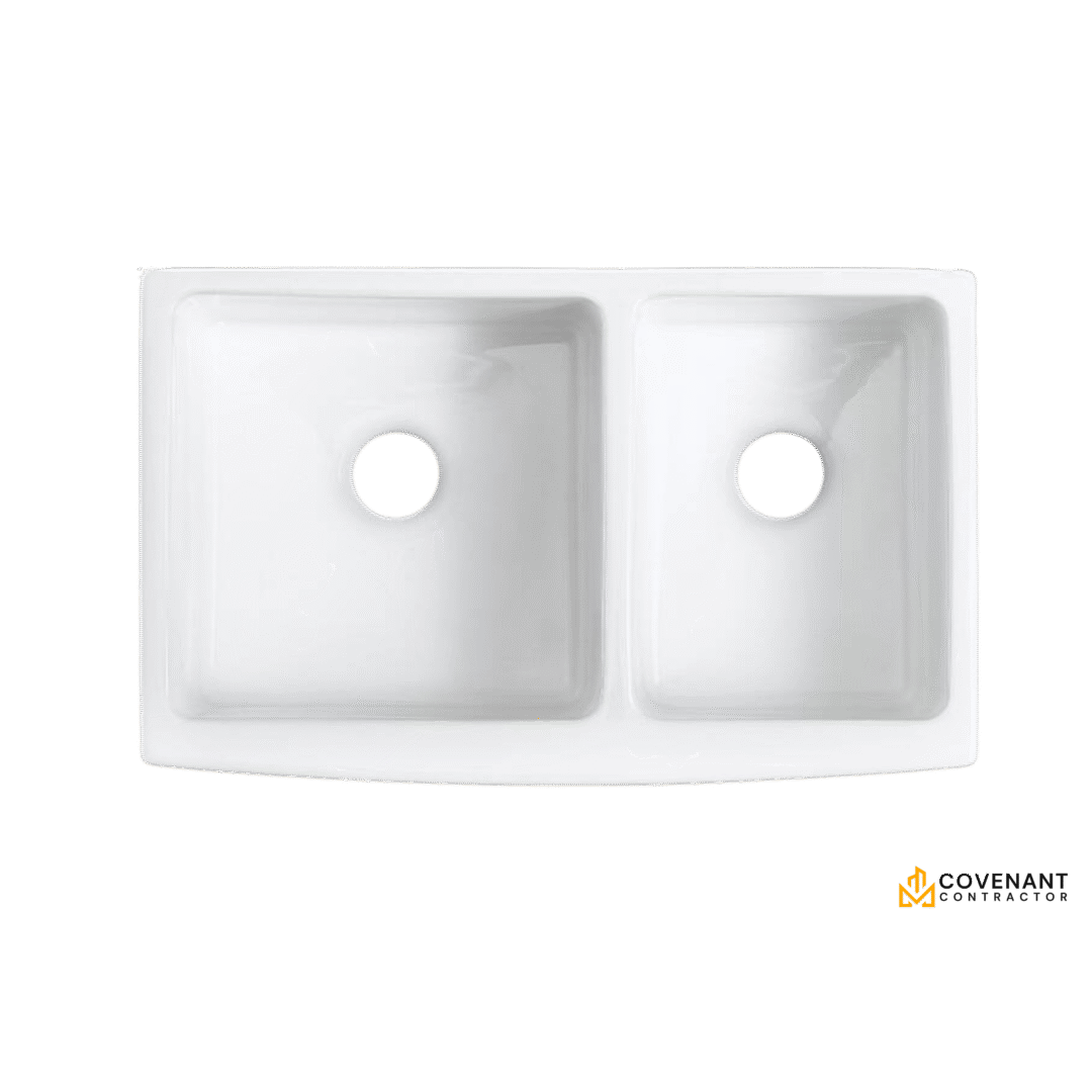 33" Porcelain Farmhouse Sink