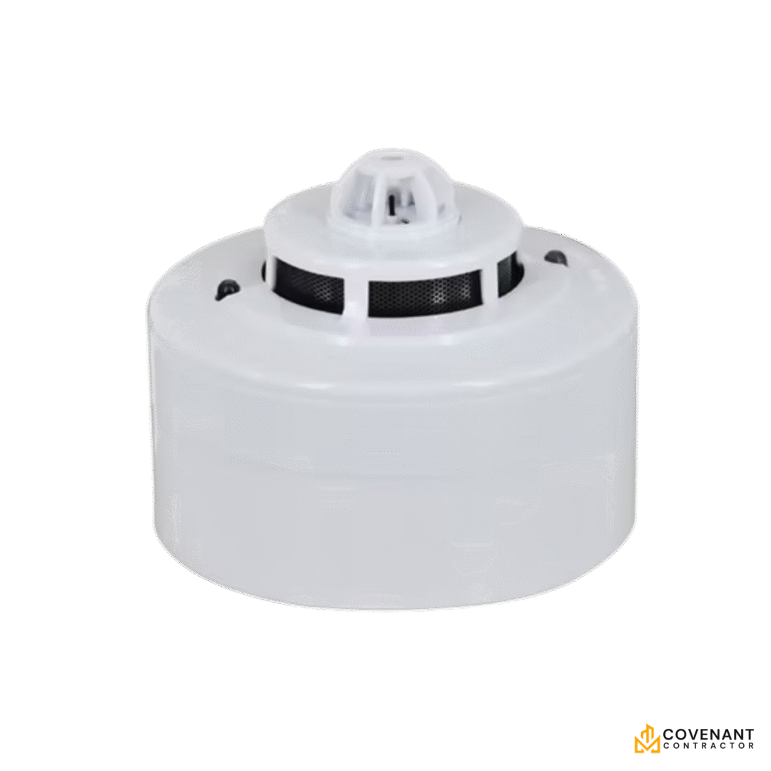 Dual-Sensor Smoke & Heat Detector - Advanced Fire Protection