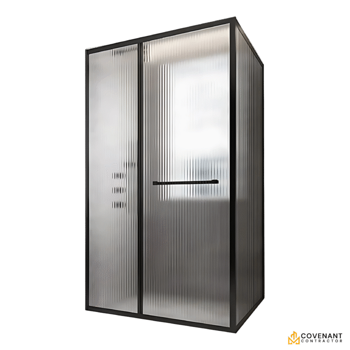 Frameless Glass Sliding Shower Enclosure