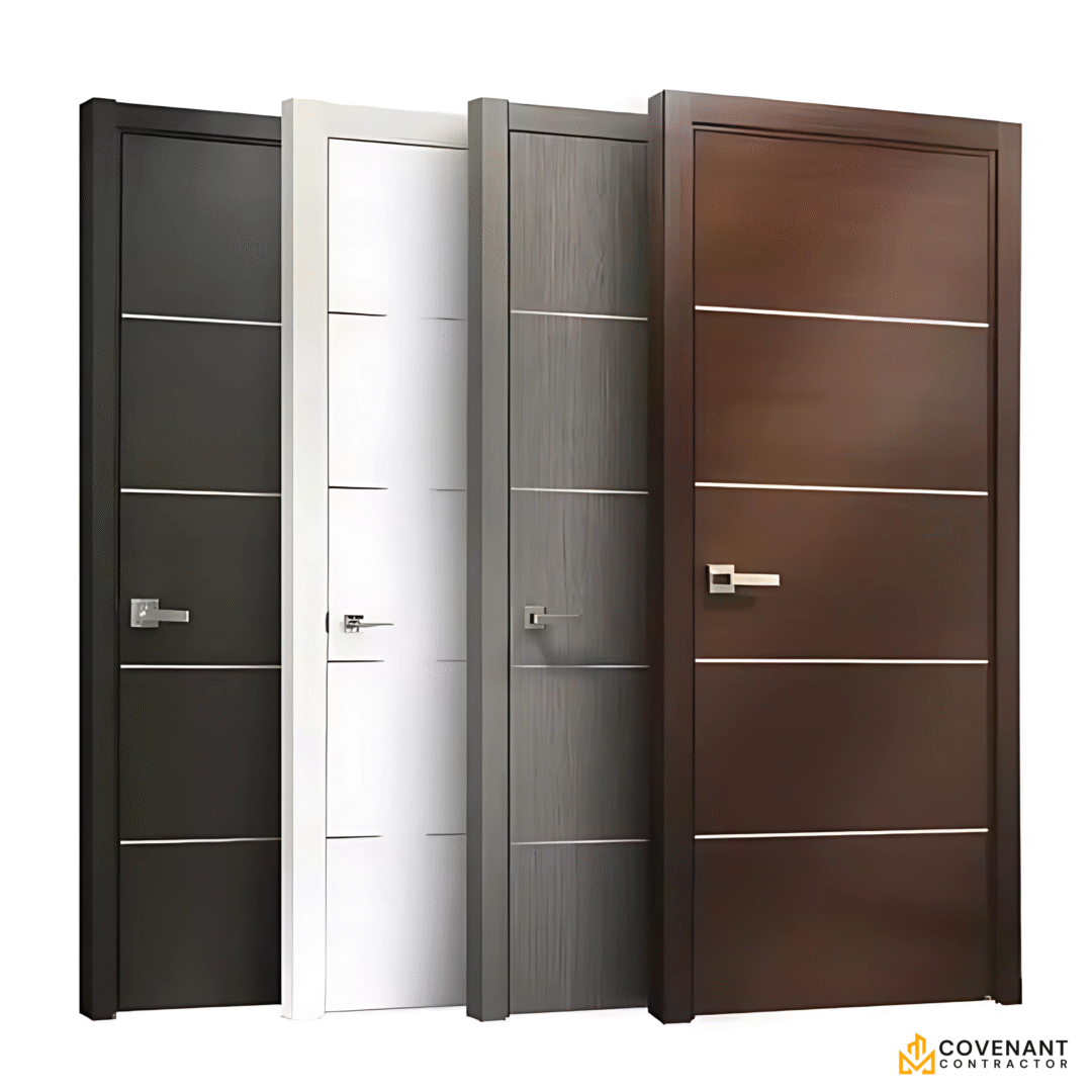 TimberGuard – Modern Anti-Theft Solid Wood Front Entrance Door - Image 2