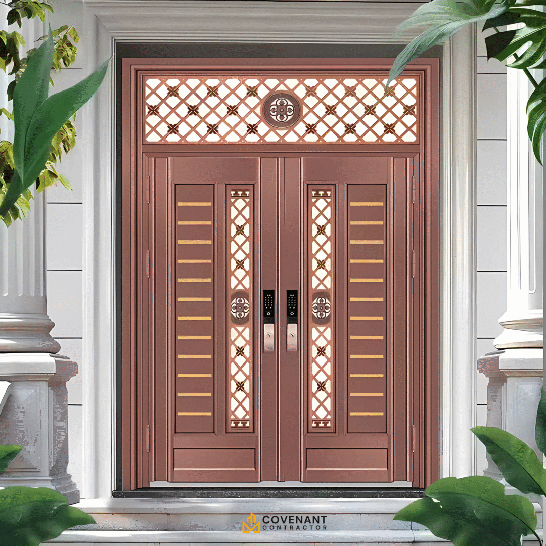 Contemporary Stainless Steel Security Door for Luxury Villas - Image 3