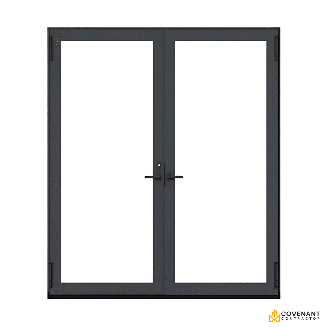 Modern Security Double Glazed Aluminum Commercial Windows - Image 2