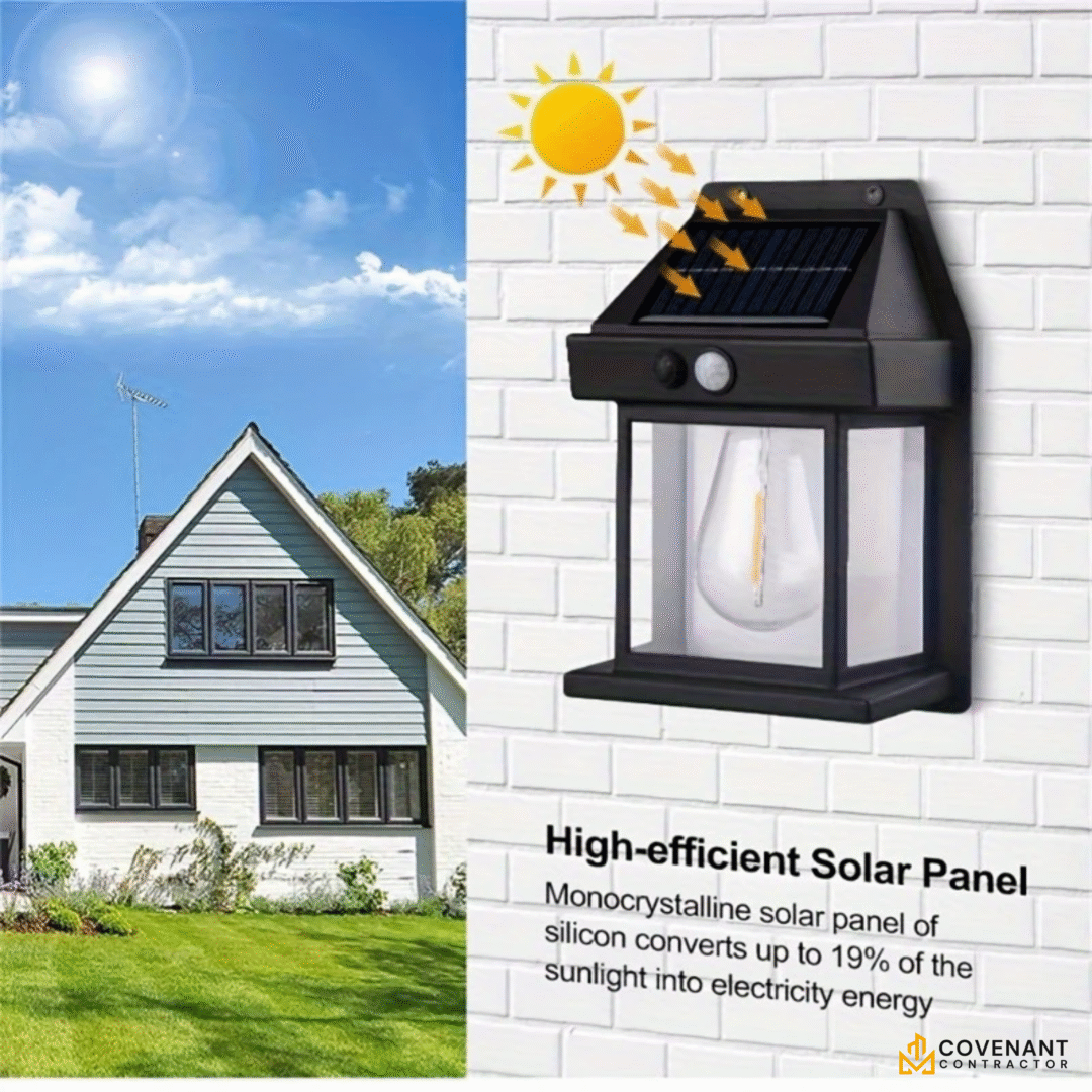 6-Pack Solar Wall Lights – IP65 Waterproof with 3 Lighting Modes & Motion Sensor - Image 5