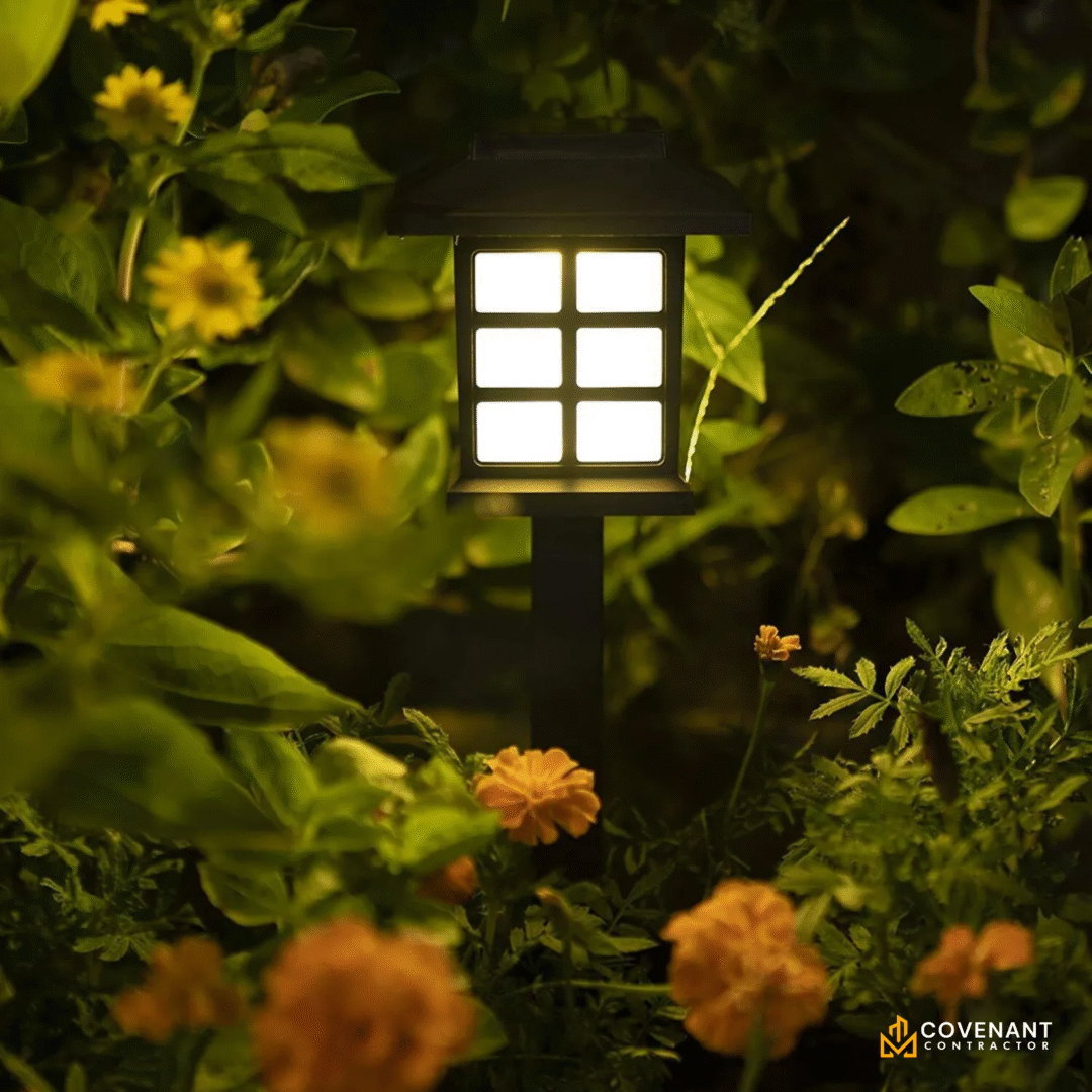 12-Pack Lantern-Style Garden Lights – Warm White LED Path Lighting Set - Image 2