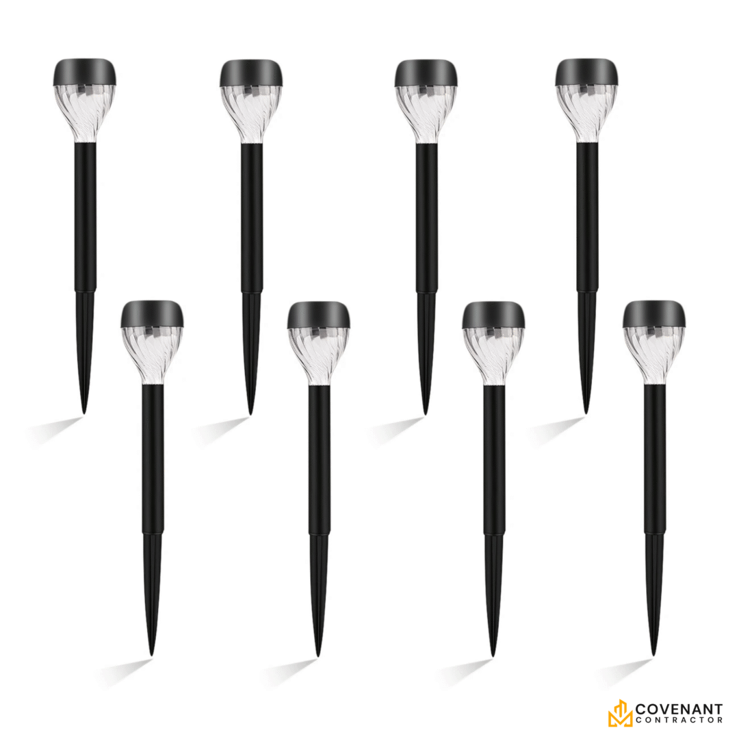 12-Pack Premium Pathway Lights – Warm White LED Solar Garden Lighting Set - Image 3
