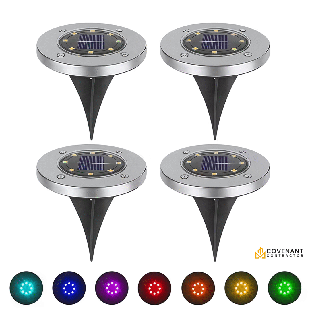 Brightenlux Solar Disk Light Set (4-Pack) - Image 3