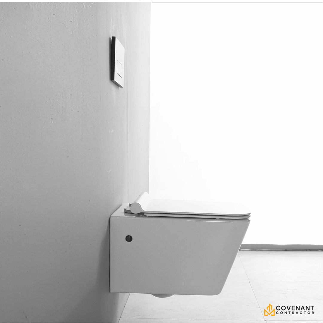 Contemporary Back-to-Wall Toilet Pan - Image 3