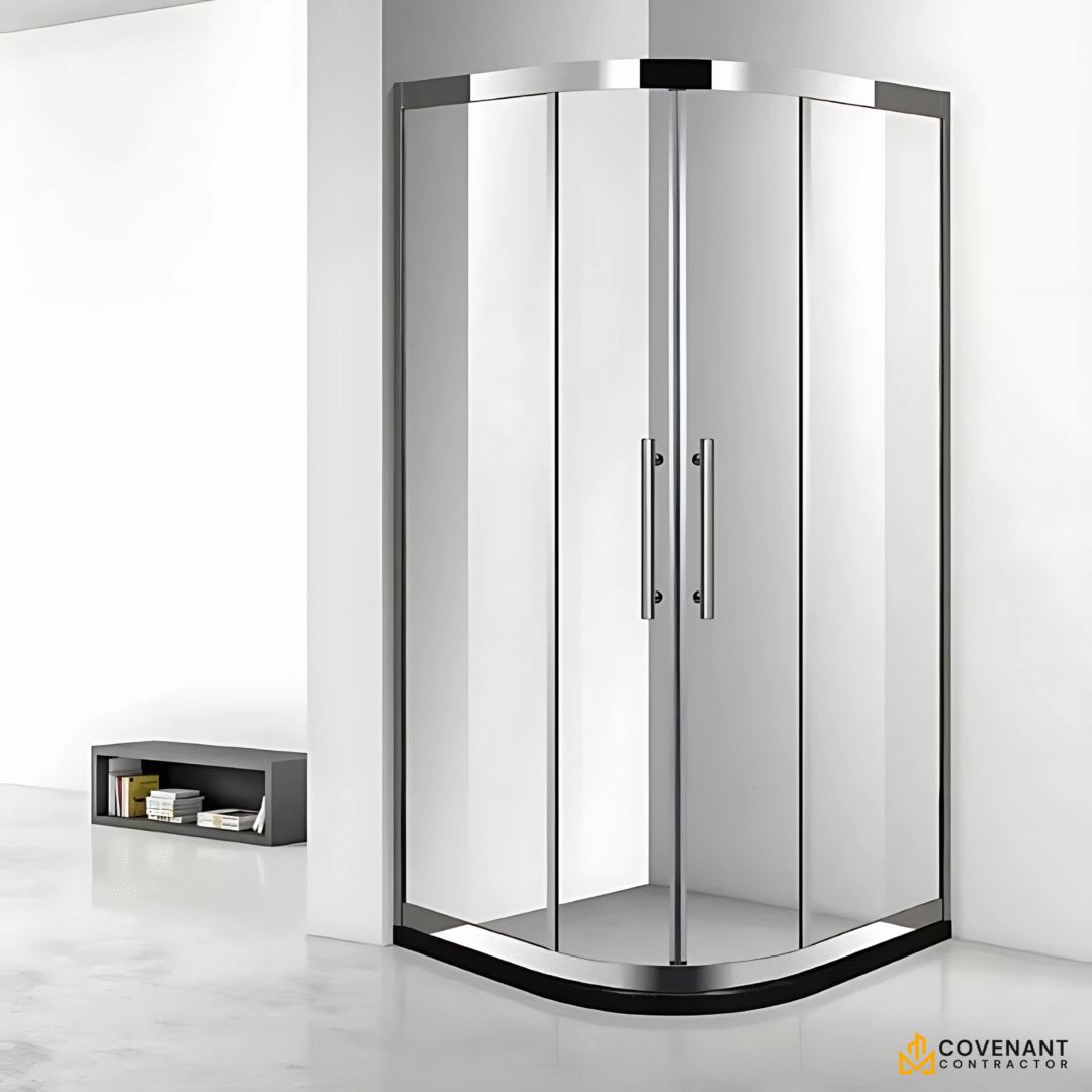 Compact Minimalist Glass Shower Cabin - Image 4