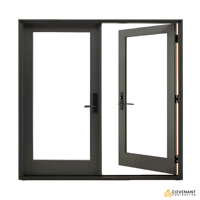 Modern Security Double Glazed Aluminum Commercial Windows