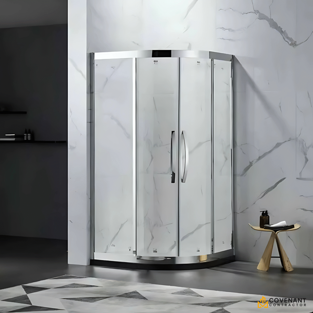Compact Minimalist Glass Shower Cabin - Image 3