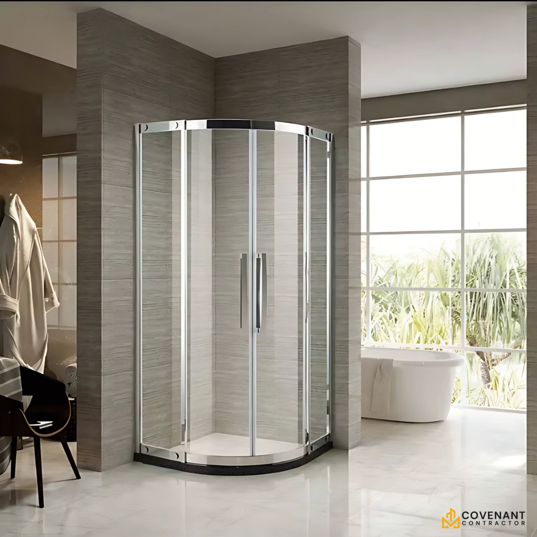 Compact Minimalist Glass Shower Cabin - Image 2