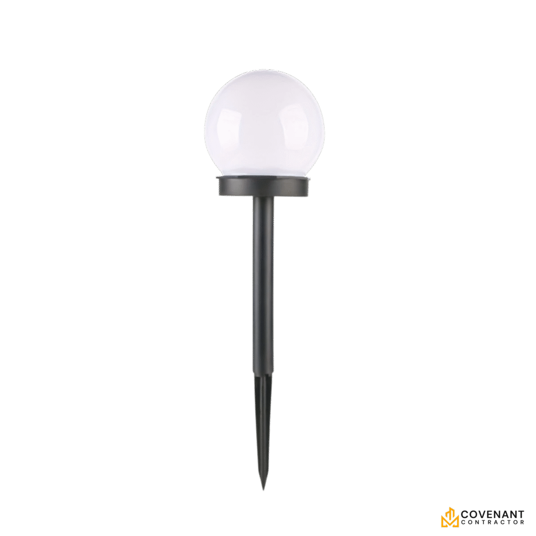 10-Pack Round LED Garden Lights – Energy-Saving Solar Lawn Lamps