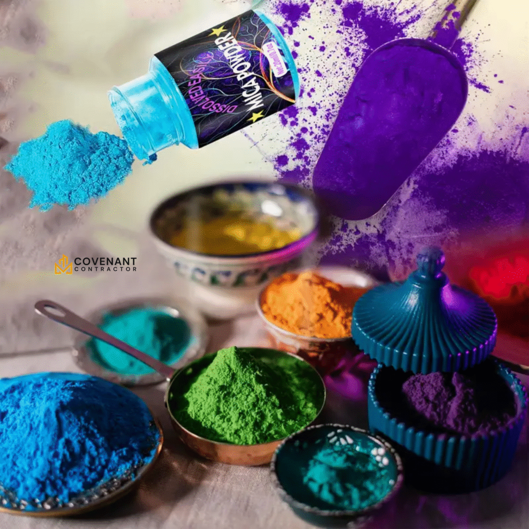 24-Color Pearlescent Mica Powder Set – UV Resin Pigment - Image 3