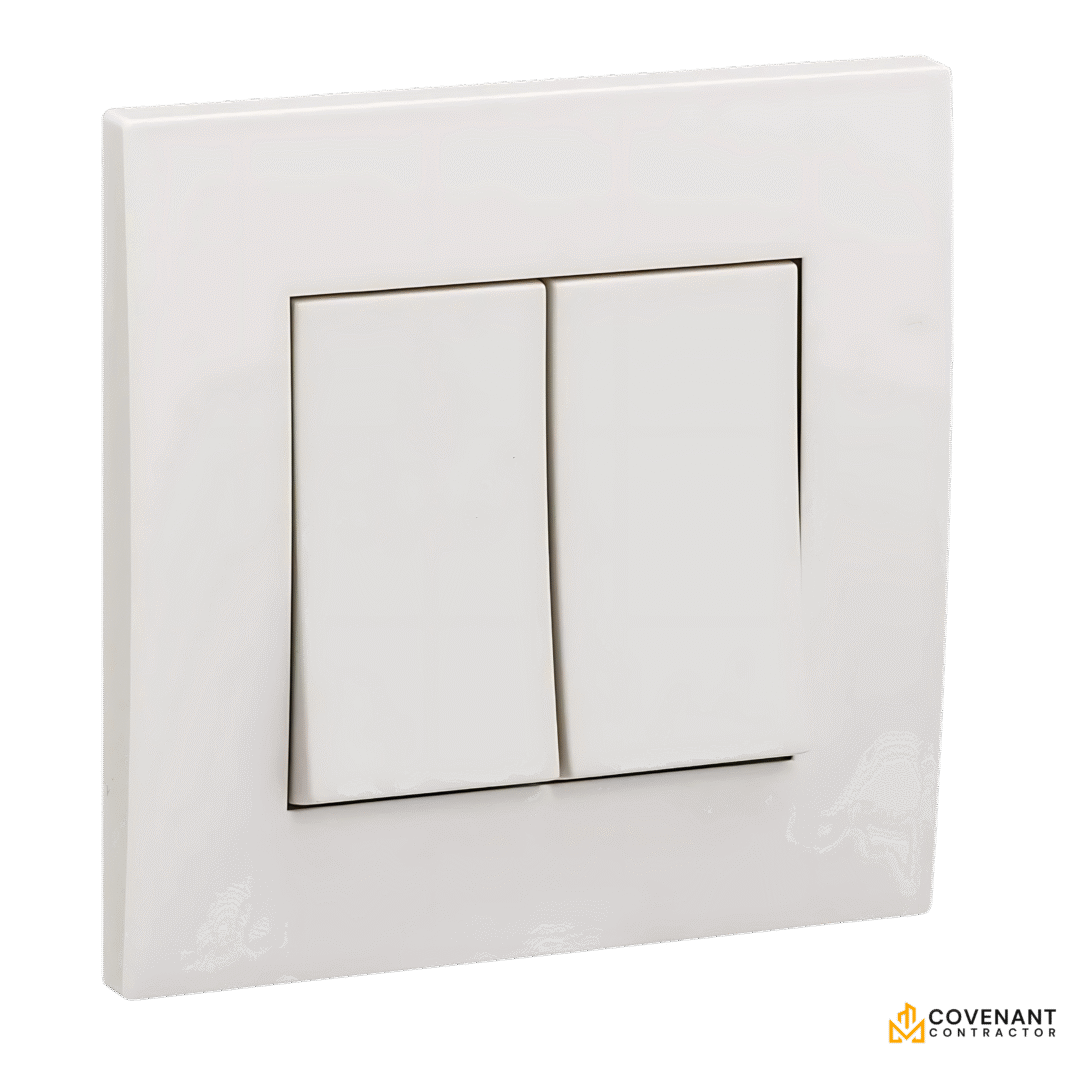 2-Gang 2-Way Switch – Premium Lighting Control