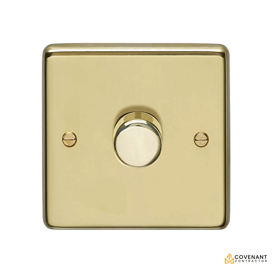 Brass Two-Way Dimmer Switch – Premium Lighting Control