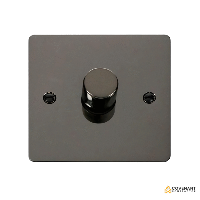 Click Define Black Nickel 1-Circuit 2-Way Dimmer Switch (400VA)