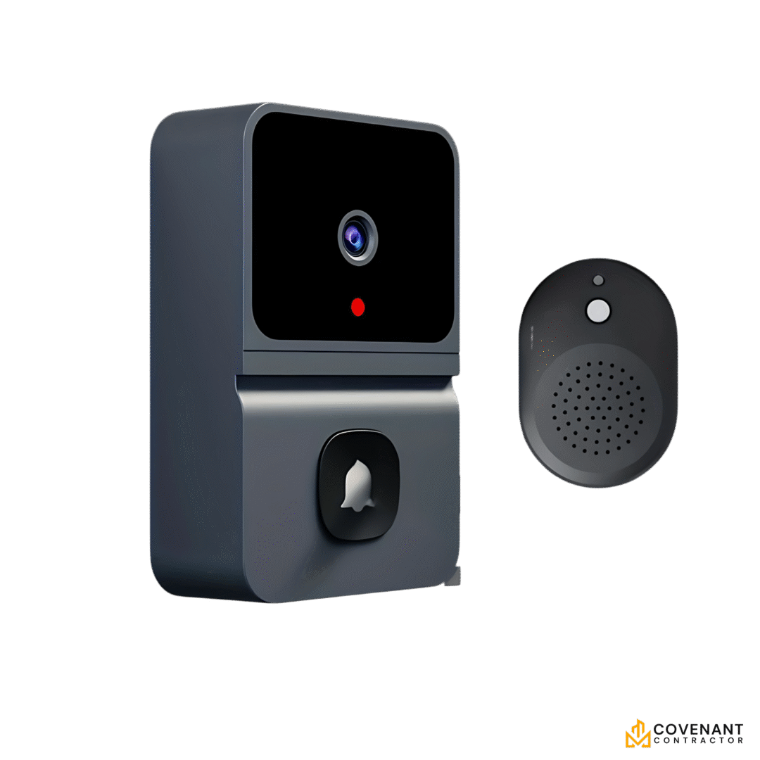WiFi Doorbell Camera – Wireless Security with 2-Way Audio & Night Vision