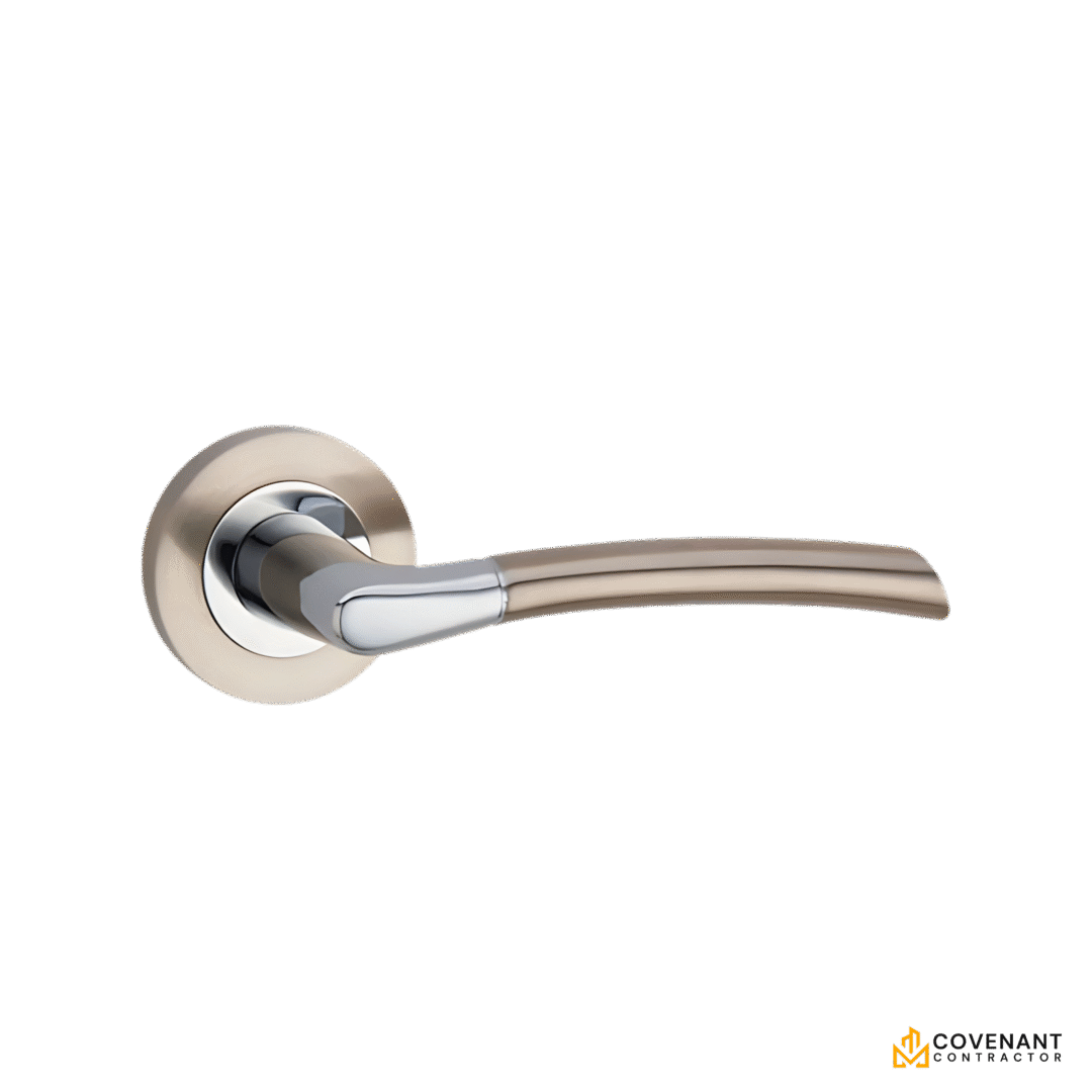 Aluminum Handle with Zinc Rosette